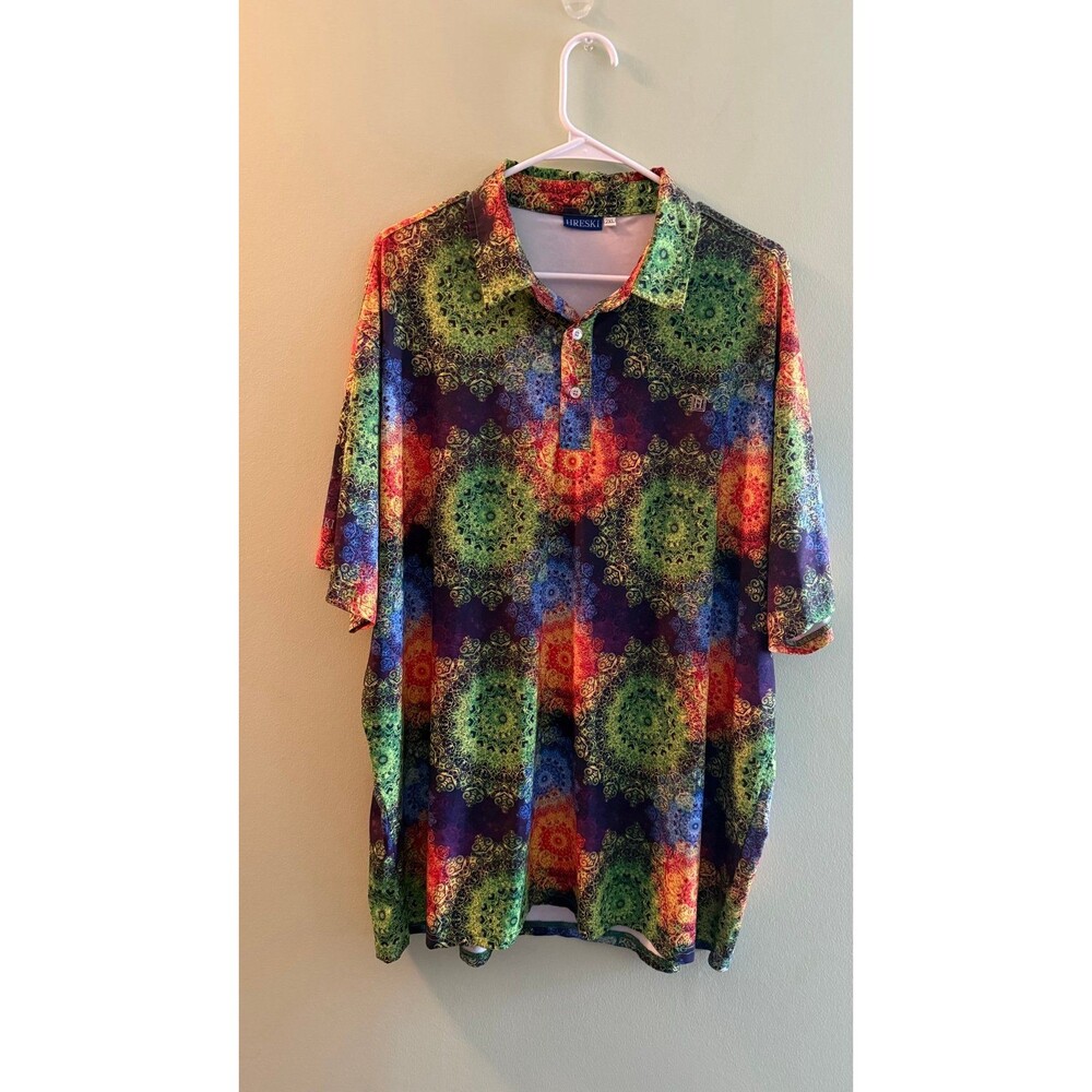 Mandalas Art Golf Shirt – Hreski 164 Size XXL